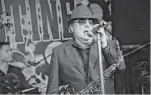  ?? Zuma Press ?? Van Morrison’s “Brown-Eyed Girl” was part of “happy” music played during a workplace experiment. Morrison is shown performing in London this June.