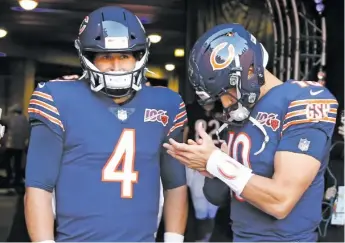  ?? GETTY IMAGES ?? Our experts agree that the Bears need a veteran backup QB other than Chase Daniel (4) next season.
