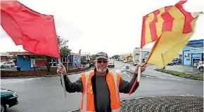  ?? PHOTO: HELEN MURDOCH/FAIRFAX NZ ?? Andrew Bunker needs flag marshalls for the Port Nelson St Races.