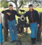  ??  ?? History enthusiast­s portray a Union army cannon team at Lamar Community College’s Frontier History Encampment. Provided by Kelly Emick