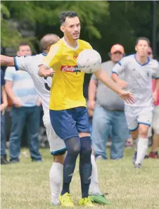  ?? JAVIER QUIROZ ?? Dany Márquez, exjugador del América, ahora juega en Chicago con el Morelia en la liga CLASA.