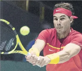  ?? FOTO: J.A. SIRVENT ?? Rafa Nadal repetirá en la segunda edición de la ATP Cup por países