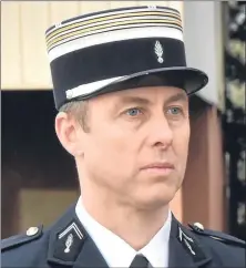  ??  ?? Police officer Arnaud Beltrame died during Friday’s siege in the southwest of France