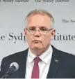  ??  ?? Prime Minister Scott Morrison