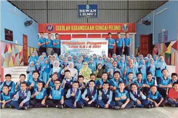  ?? [FOTO HALIMATON SAADIAH SULAIMAN/ BH] ?? Kem Kepimpinan Pengawas Tahun 4, 5, dan 6 di Sekolah Kebangsaan Sungai Pelong.