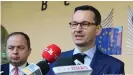  ??  ?? Polish Prime Minister Mateusz Morawiecki signed off on the Baltic Pipe Project in 2019