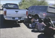  ?? PHOTO BY YUMA SECTOR BORDER PATROL ?? TWO WOMEN FROM YUMA, who were on their way to Phoenix earlier this month to celebrate a friend’s upcoming nuptials, helped Yuma Sector Border Patrol agents thwart a human smuggling attempt along Interstate 8.