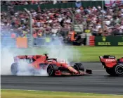  ??  ?? Thrills and spills at the British GP, but can F1 get even better by changing the format of the races?