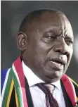  ?? DR ?? Cyril Ramaphosa garante reforma agrária ordeira