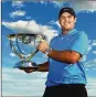  ?? GETTY IMAGES ?? Patrick Reed of the United States celebrates his win in the The Northern Trust at Liberty National Golf Club on Sunday.