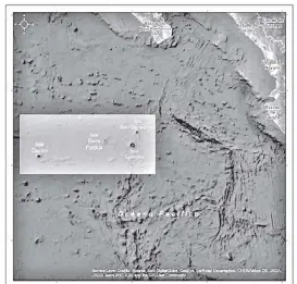  ??  ?? Mapa para definir la ubicación de las islas