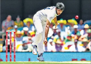  ??  ?? After bagging three wickets in the first innings of the deciding Test at the Gabba, Shardul Thakur featured in a game-changing 123-run stand with Washington Sundar to help India reduce Australia’s lead to just 33 runs.
your parents?
pace bowling all-rounder for long. Do you see you fitting that role? any self-doubt going in to bat.
Talk about your bowling plans in the Test.