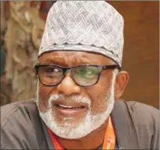  ??  ?? Akeredolu