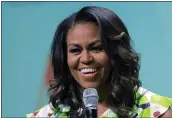  ?? GERALD HERBERT — THE ASSOCIATED PRESS ?? Former first lady Michelle Obama has rented a $23 million Hollywood Hills mansion for a short visit to Los Angeles.