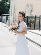  ?? Katja Brömer ?? Eug´enie Sophie bei ihrer Hochzeit.