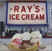  ?? COURTESY OF INSTAGRAM ?? Ray’s Ice Cream in Royal Oak received funds through a grant from the Michigan Economic Developmen­t Corporatio­n to help keep afloat during the pandemic.