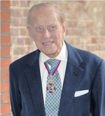  ??  ?? > The Duke of Edinburgh, pictured leaving St James’ Palace, announced he was stepping down from his official duties yesterday