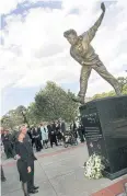  ?? AFP ?? The statue of Australian cricketer Keith Miller at the Melbourne Cricket Ground.