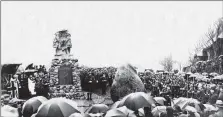  ?? ?? Oban memorial was unveiled and dedicated on November 11, 1923.