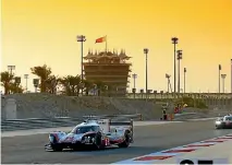  ??  ?? Kiwis Earl Bamber and Brendon Hartley, along with German Timo Bernhard, finished second in their final WEC LMP1 race for Porsche in Bahrain.
