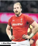  ??  ?? &gt; Alun Wyn Jones