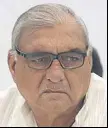  ??  ?? Former Haryana chief minister Bhupinder Singh Hooda