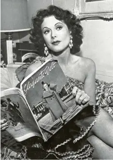 ?? Archiv Foto: dpa ?? Hedy Lamarr war nicht nur die schönste Frau der Welt. Sie machte vor vielen Jahren auch eine wichtige Erfindung.