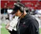  ?? CURTIS COMPTON / CCOMPTON@AJC.COM ?? Falcons coach Dan Quinn said he’s not going to give up his role as the defensive play-caller.