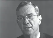  ?? Associated Press file photo ?? William McChesney Martin, shown in 1965, was chairman of the Federal Reserve from 1951 to 1970.