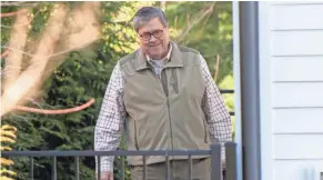  ??  ?? Attorney General William Barr wrote a memo in June in which he opposed an obstructio­n investigat­ion against President Donald Trump.