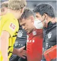  ?? FOTO: DPA ?? Am Samstag sah es noch böse aus, aber im Januar kann Joshua Kimmich offenbar wieder spielen.´