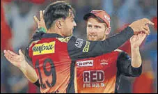  ?? AP ?? Sunrisers Hyderabad captain Kane Williamson has termed Rashid Khan a worthy teammate and competitor.