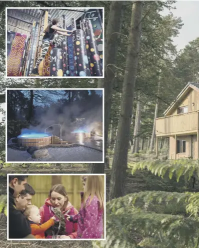  ??  ?? What the new Center Parcs could look like - some of the attraction­s on offer at its existing holiday villages