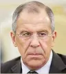  ??  ?? Sergei Lavrov