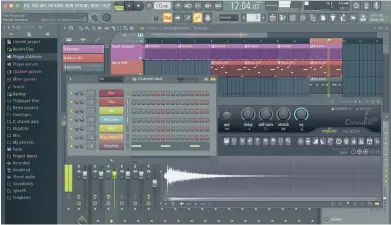  ??  ?? Consolidat­e : FL Studio 20 adds multiple options for bouncing MIDI or samples down to audio, either in the Playlist or as Patterns.