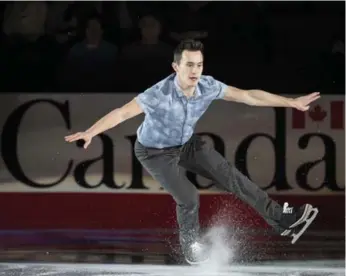  ?? DARREN CALABRESE/THE CANADIAN PRESS ?? Patrick Chan, who won his eighth Canadian title Saturday, says figure skating needs to tone down use of the quad.