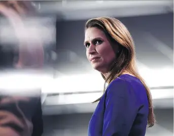  ?? THE CANADIAN PRESS ?? Ontario PC leadership candidate Caroline Mulroney may not be as forceful or as comfortabl­e a campaigner as her rivals, but she has given voters something to chew on if she claims the party’s top post.