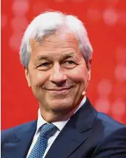  ??  ?? Dimon: ‘Most of us in business think that regulation­s have been holding back growth.’ – Reuters