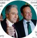  ?? ?? BOSS Simon Harris and Leo Varadkar