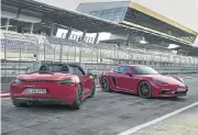  ??  ?? Porsche 718 GTS models are heading to SA.