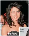  ??  ?? Before
Priyanka Chopra tried two different hair lenghts, in the span of
one day.
After