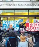  ?? AP ?? Jennifer Robinson, abogada de Assange, ayer ante la prensa.