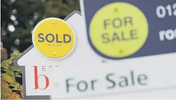  ??  ?? House prices in March provided a spring boost for owners in Sunderland.