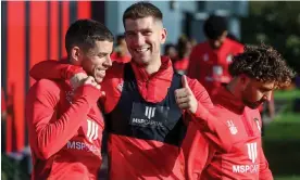  ?? ?? Bournemout­h’s Ryan Christie (left) and Chris Mepham are looking forward to facing Leeds on Saturday Photograph: Robin Jones/AFC Bournemout­h/Getty Images