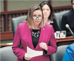  ?? ANDREW FRANCIS WALLACE TORONTO STAR FILE PHOTO ?? Waterloo MPP Catherine Fife is asking the province to designate a portion of its $10-million advertisin­g campaign to small media organizati­ons