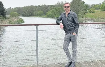  ?? ?? Actor Damian Lewis in Henham Park, Suffolk, the home of Latitude Festival