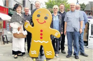  ?? Ormskirk Gingerbrea­d Festival celebrated the town’s heritage ??