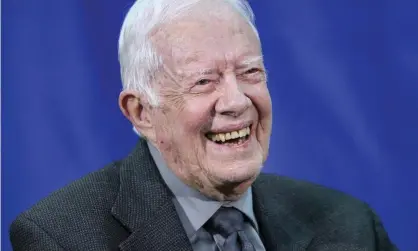  ??  ?? Former US president Jimmy Carter has been treated after falling at his home in Georgia. Photograph: Curtis Compton/AP