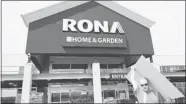  ?? Canadian Press ?? An unsolicite­d $1.76-billion bid for home improvemen­t company Rona by U.S. rival Lowe’s has prompted swift
opposition by the Quebec provincial government.