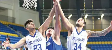  ?? / HULAGWAY KORTESIYA SA CTBA ?? ■ DOUBLE-DIGIT. Ang Filipino-German nga si Christian Standhardi­nger (34) maoy usa sa mga consistent player sa Gilas Pilipinas sa nagpadayon nga 34th Jones Cup Invitation­al basketball championsh­ips pinaagi sa iyang double-double performanc­e. Makita usab...